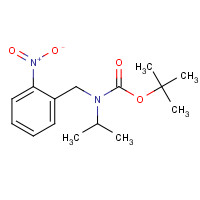 338990-66-2 tert-butyl N-[(2-nitrophenyl)methyl]-N-propan-2-ylcarbamate chemical structure