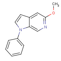 1175015-06-1 5-methoxy-1-phenylpyrrolo[2,3-c]pyridine chemical structure