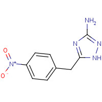 90349-93-2 5-[(4-nitrophenyl)methyl]-1H-1,2,4-triazol-3-amine chemical structure