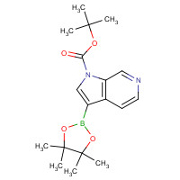 1174038-67-5 tert-butyl 3-(4,4,5,5-tetramethyl-1,3,2-dioxaborolan-2-yl)pyrrolo[2,3-c]pyridine-1-carboxylate chemical structure