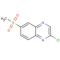 55686-99-2 2-chloro-6-methylsulfonylquinoxaline chemical structure
