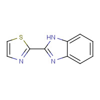 3574-94-5 2-(1H-benzimidazol-2-yl)-1,3-thiazole chemical structure