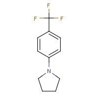 113845-68-4 1-[4-(trifluoromethyl)phenyl]pyrrolidine chemical structure