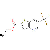 632334-64-6 ethyl 6-(trifluoromethyl)thieno[3,2-b]pyridine-2-carboxylate chemical structure