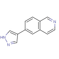 1105710-35-7 6-(1H-pyrazol-4-yl)isoquinoline chemical structure