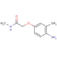 201853-11-4 2-(4-amino-3-methylphenoxy)-N-methylacetamide chemical structure