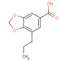 199484-40-7 7-propyl-1,3-benzodioxole-5-carboxylic acid chemical structure