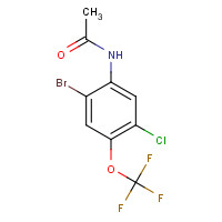 685536-35-0 N-[2-bromo-5-chloro-4-(trifluoromethoxy)phenyl]acetamide chemical structure