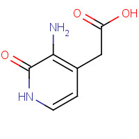 34040-88-5 2-(3-amino-2-oxo-1H-pyridin-4-yl)acetic acid chemical structure