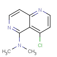 952138-21-5 4-chloro-N,N-dimethyl-1,6-naphthyridin-5-amine chemical structure