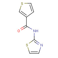923685-42-1 N-(1,3-thiazol-2-yl)thiophene-3-carboxamide chemical structure