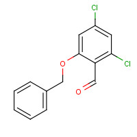 78443-73-9 2,4-dichloro-6-phenylmethoxybenzaldehyde chemical structure