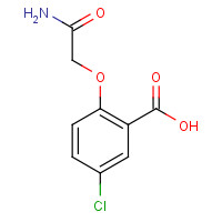 1004687-79-9 2-(2-amino-2-oxoethoxy)-5-chlorobenzoic acid chemical structure