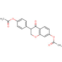 81267-11-0 [4-(7-acetyloxy-4-oxo-2,3-dihydrochromen-3-yl)phenyl] acetate chemical structure