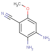 1196074-44-8 4,5-diamino-2-methoxybenzonitrile chemical structure