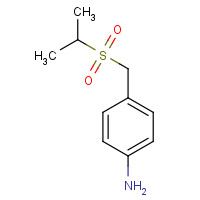635702-61-3 4-(propan-2-ylsulfonylmethyl)aniline chemical structure