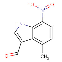 289483-81-4 4-methyl-7-nitro-1H-indole-3-carbaldehyde chemical structure