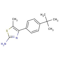438227-35-1 4-(4-tert-butylphenyl)-5-methyl-1,3-thiazol-2-amine chemical structure