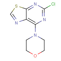 41975-14-8 4-(5-chloro-[1,3]thiazolo[5,4-d]pyrimidin-7-yl)morpholine chemical structure