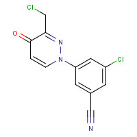 1314389-23-5 3-chloro-5-[3-(chloromethyl)-4-oxopyridazin-1-yl]benzonitrile chemical structure