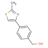 857283-96-6 [4-(2-methyl-1,3-thiazol-4-yl)phenyl]methanol chemical structure