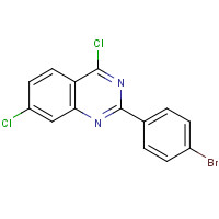 405933-94-0 2-(4-bromophenyl)-4,7-dichloroquinazoline chemical structure