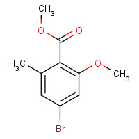 877149-09-2 methyl 4-bromo-2-methoxy-6-methylbenzoate chemical structure
