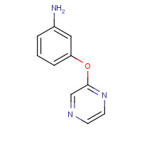633300-16-0 3-pyrazin-2-yloxyaniline chemical structure