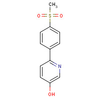 1032825-20-9 6-(4-methylsulfonylphenyl)pyridin-3-ol chemical structure