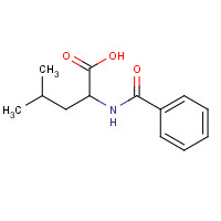 17966-67-5 2-benzamido-4-methylpentanoic acid chemical structure
