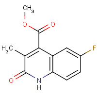 179473-50-8 methyl 6-fluoro-3-methyl-2-oxo-1H-quinoline-4-carboxylate chemical structure