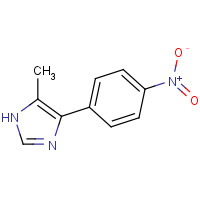 75815-10-0 5-methyl-4-(4-nitrophenyl)-1H-imidazole chemical structure