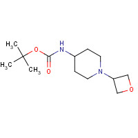 1228948-05-7 tert-butyl N-[1-(oxetan-3-yl)piperidin-4-yl]carbamate chemical structure