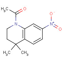 859826-64-5 1-(4,4-dimethyl-7-nitro-2,3-dihydroquinolin-1-yl)ethanone chemical structure