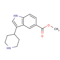 173150-62-4 methyl 3-piperidin-4-yl-1H-indole-5-carboxylate chemical structure