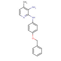 1216097-77-6 4-methyl-2-N-(4-phenylmethoxyphenyl)pyridine-2,3-diamine chemical structure