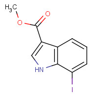 123020-21-3 methyl 7-iodo-1H-indole-3-carboxylate chemical structure