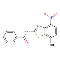 722550-84-7 N-(7-methyl-4-nitro-1,3-benzothiazol-2-yl)benzamide chemical structure