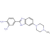 23491-49-8 4-[6-(4-methylpiperazin-1-yl)-1H-benzimidazol-2-yl]benzene-1,2-diamine chemical structure
