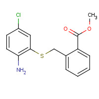 875895-72-0 methyl 2-[(2-amino-5-chlorophenyl)sulfanylmethyl]benzoate chemical structure