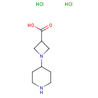 1179361-28-4 1-piperidin-4-ylazetidine-3-carboxylic acid;dihydrochloride chemical structure