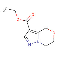 1253790-00-9 ethyl 6,7-dihydro-4H-pyrazolo[5,1-c][1,4]oxazine-3-carboxylate chemical structure