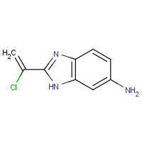 31148-16-0 2-(1-chloroethenyl)-3H-benzimidazol-5-amine chemical structure