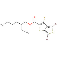 1237479-38-7 2-ethylhexyl 4,6-dibromo-3-fluorothieno[2,3-c]thiophene-2-carboxylate chemical structure