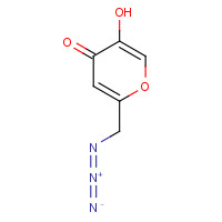 60923-13-9 2-(azidomethyl)-5-hydroxypyran-4-one chemical structure