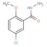 33977-11-6 5-chloro-2-methoxybenzohydrazide chemical structure
