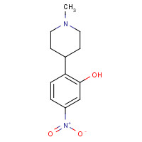 1076197-12-0 2-(1-methylpiperidin-4-yl)-5-nitrophenol chemical structure