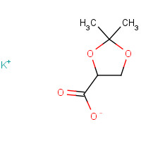 83400-91-3 potassium;2,2-dimethyl-1,3-dioxolane-4-carboxylate chemical structure