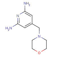 1365839-01-5 4-(morpholin-4-ylmethyl)pyridine-2,6-diamine chemical structure