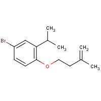 1360915-22-5 4-bromo-1-(3-methylbut-3-enoxy)-2-propan-2-ylbenzene chemical structure
